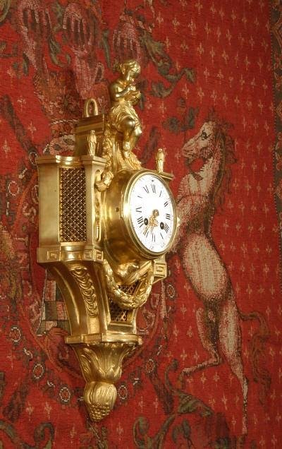 fig 2. ***** SOLD ***** Stunning Louis XVI Cartel Clock - A. D. Mougin